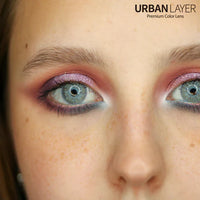 Urban Layer Melrose Ash Blue (1 lens/pack)-Colored Contacts-UNIQSO Canada
