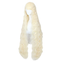 Waist Length Wavy Beige Lolita Wig 489C-Lolita Wig-UNIQSO Canada