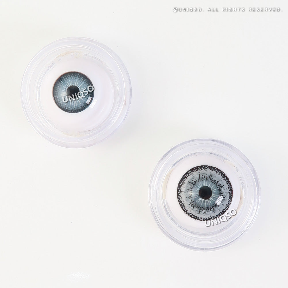 Western Eyes Dolly+ Grey (1 lens/pack)-Colored Contacts-UNIQSO Canada