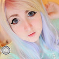 Western Eyes Dolly+ Grey (1 lens/pack)-Colored Contacts-UNIQSO Canada