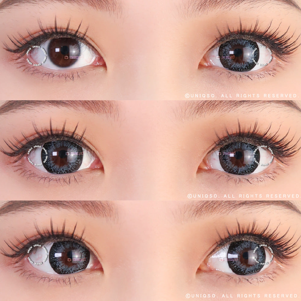 Western Eyes Kira Kira Grey (1 lens/pack)-Colored Contacts-UNIQSO Canada