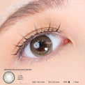 Western Eyes Nada Peace Brown (1 lens/pack) [Exp: 06/2027]-Colored Contacts-UNIQSO Canada