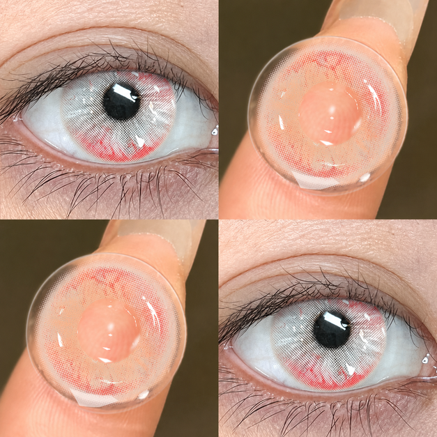 Sweety Crazy Hunger Red (1 lens/pack)-Crazy Contacts-UNIQSO Canada
