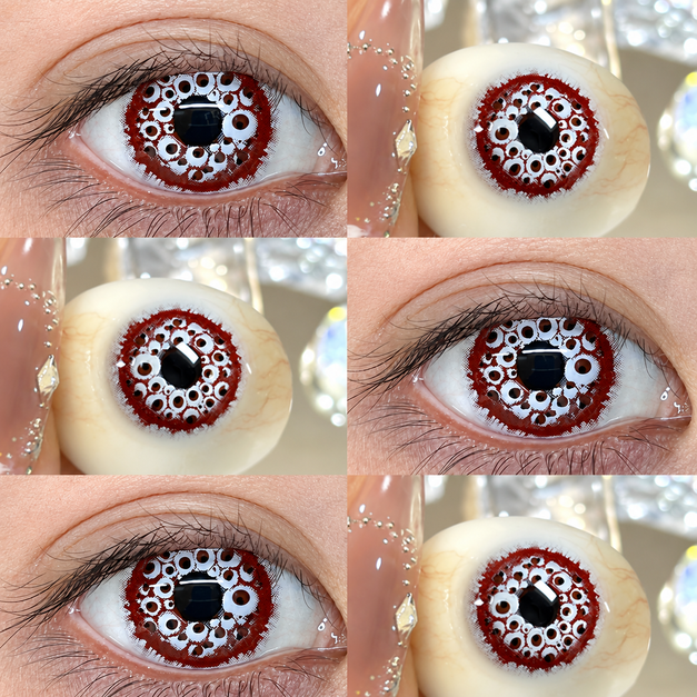 Sweety Crazy Cursed Eyes (1 lens/pack)-Crazy Contacts-UNIQSO Canada