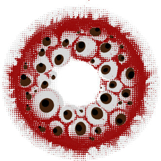 Sweety Crazy Cursed Eyes (1 lens/pack)-Crazy Contacts-UNIQSO Canada
