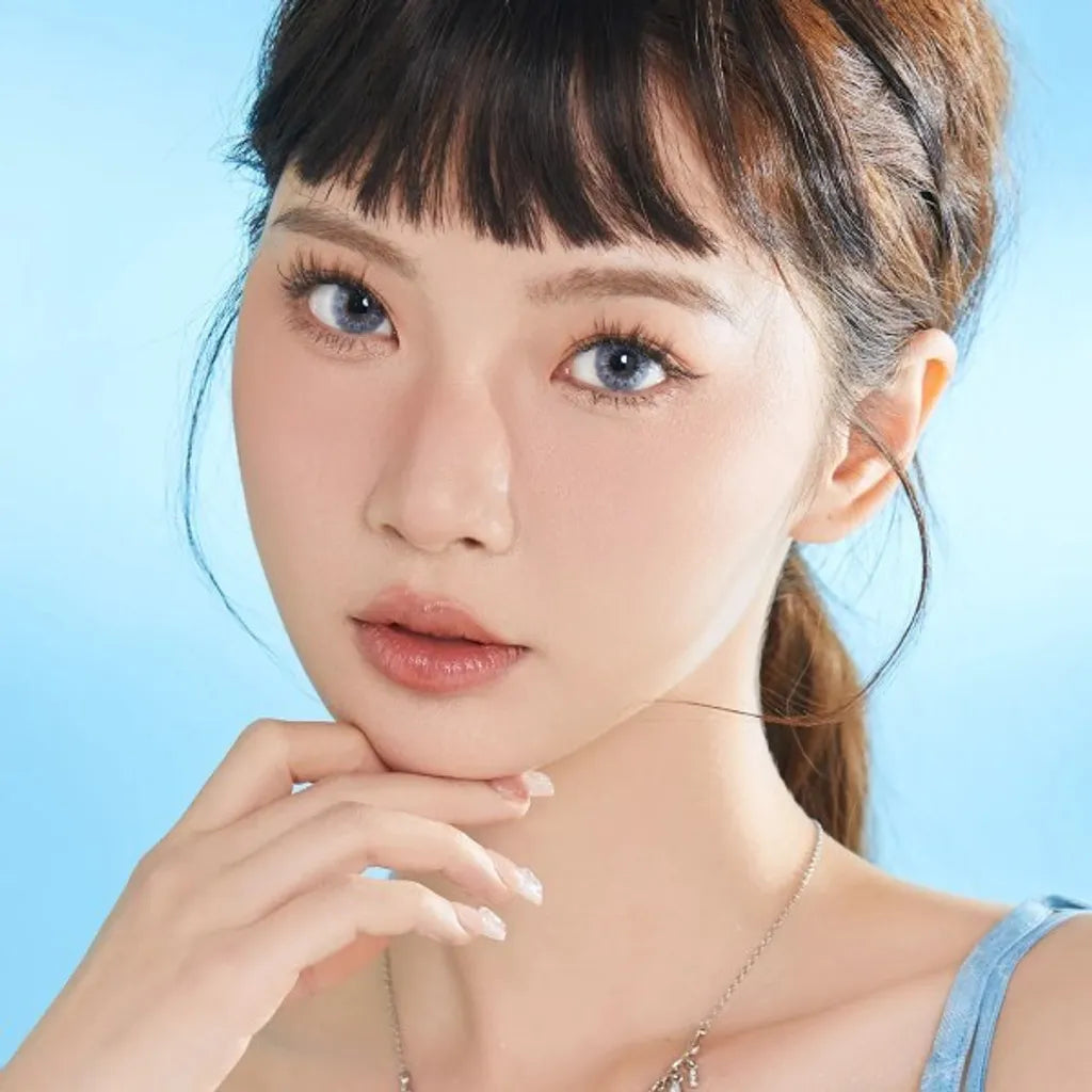 ii99 Monthy Disposable - Aqua Holiday (2 Lenses/pack)-Colored Contacts-UNIQSO Canada