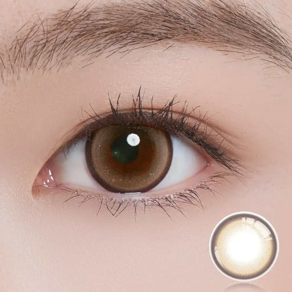 ii99 Monthy Disposable - Cowry Choco (2 Lenses/pack)-Colored Contacts-UNIQSO Canada