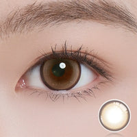 ii99 Monthy Disposable - Cowry Choco (2 Lenses/pack)-Colored Contacts-UNIQSO Canada