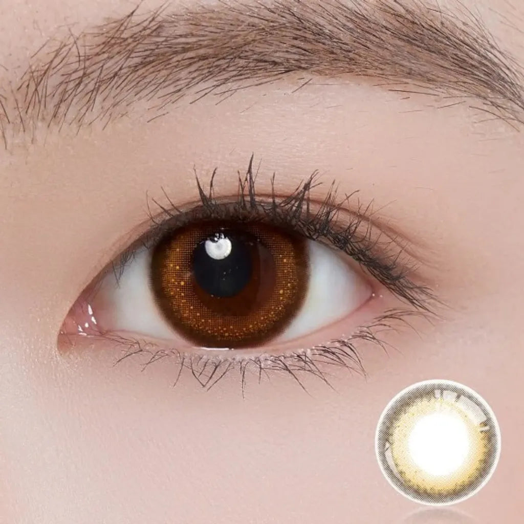 ii99 Monthy Disposable - Folia Brown (2 Lenses/pack)-Colored Contacts-UNIQSO Canada