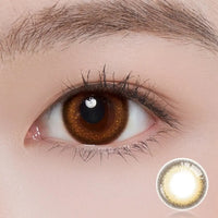 ii99 Monthy Disposable - Folia Brown (2 Lenses/pack)-Colored Contacts-UNIQSO Canada