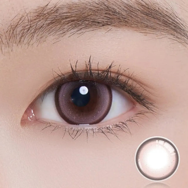 ii99 Monthy Disposable - Starry Brown (2 Lenses/pack)-Colored Contacts-UNIQSO