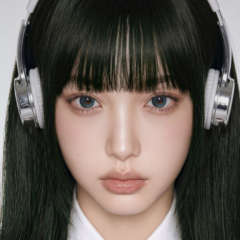 IM OLOLA KIVR Void Green (2 lenses/pack)-Colored Contacts-UNIQSO Canada