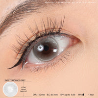 Sweety Monaco Grey (1 lens/pack)-Colored Contacts-UNIQSO Canada