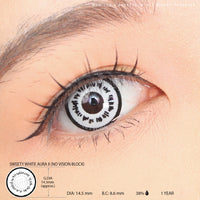Sweety White Aura II (No Vision Block) (1 lens/pack)-Colored Contacts-UNIQSO Canada