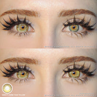 Sweety Anime Tear Yellow (1 lens/pack)-Colored Contacts-UNIQSO