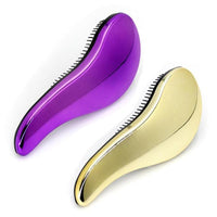 15CM Ergonomic Design Electroplate Wig Comb-Wig Accessories-UNIQSO Canada