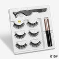 Sexy Sheep Mixed Designs Faux Mink Magnetic Eyelashes Kit Set (3 Pairs)-Magnetic Eyelash-UNIQSO