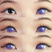 Sweety Mini Sclera Purple Ring / Rinnegan (1 lens/pack)-Mini Sclera Contacts-UNIQSO