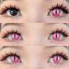 Sweety Crazy Pink Demon Eye / Cat Eye (New) (1 lens/pack)-Crazy Contacts-UNIQSO