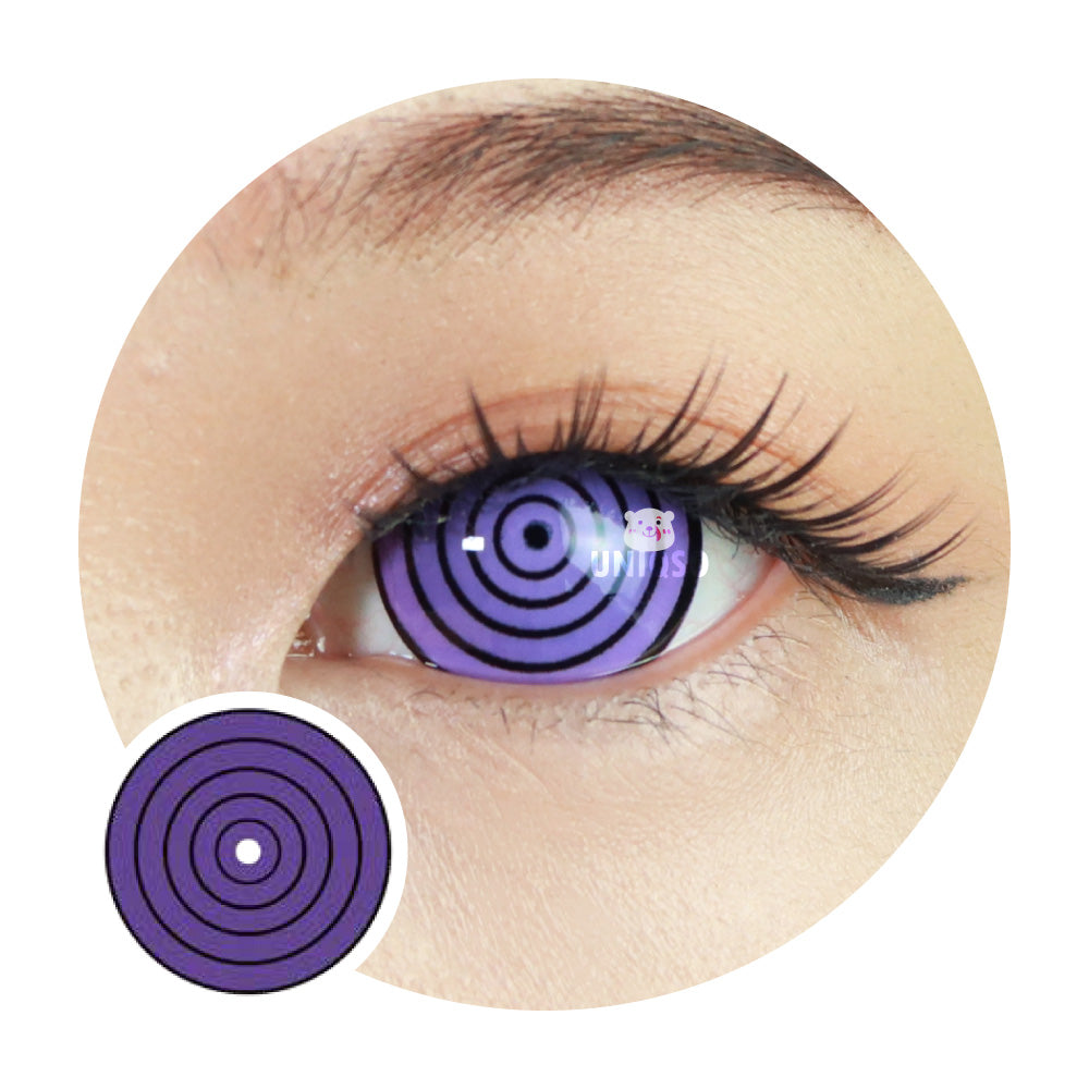 Sweety Mini Sclera Purple Ring / Rinnegan (1 lens/pack)-Mini Sclera Contacts-UNIQSO