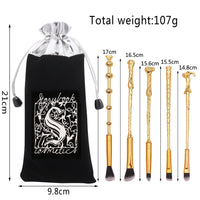 Harry Potter Hermione Dumbledore Magic Wand Makeup Brush Tool Set-Makeup Brushes-UNIQSO