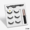 Sexy Sheep Mixed Designs Faux Mink Magnetic Eyelashes Kit Set (3 Pairs)-Magnetic Eyelash-UNIQSO
