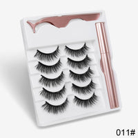 Sexy Sheep Magnetic Faux Mink Volume Eyelashes Kit Set (5 Pairs)-Magnetic Eyelash-UNIQSO