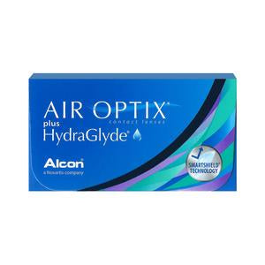 Air Optix Plus HydraGlyde (3 lenses/pack)-Clear Contacts-UNIQSO
