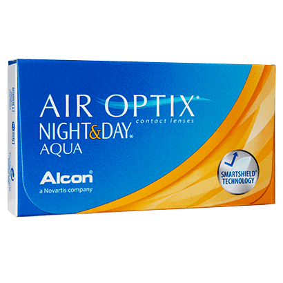 Air Optix Night & Day (3 lenses/pack)-Clear Contacts-UNIQSO Canada