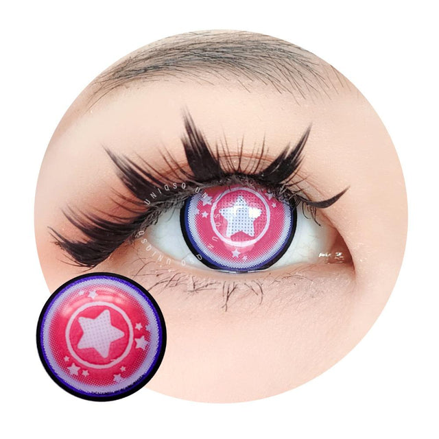 Anime E-Girl by KleinerPixel (1 lens/pack)-Colored Contacts-UNIQSO Canada