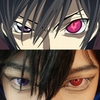 Sweety Crazy Lelouch Lamperouge - Code Geass (Violet) (1 lens/pack)-Crazy Contacts-UNIQSO