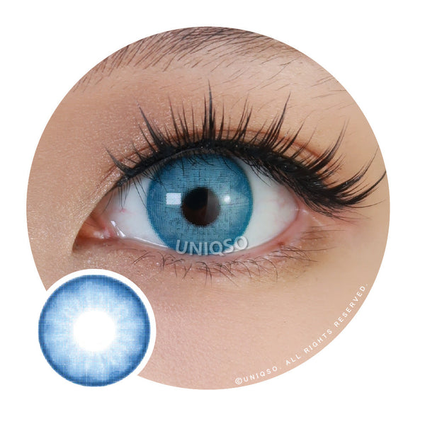 Kazzue Festival Blue (1 lens/pack)-Colored Contacts-UNIQSO