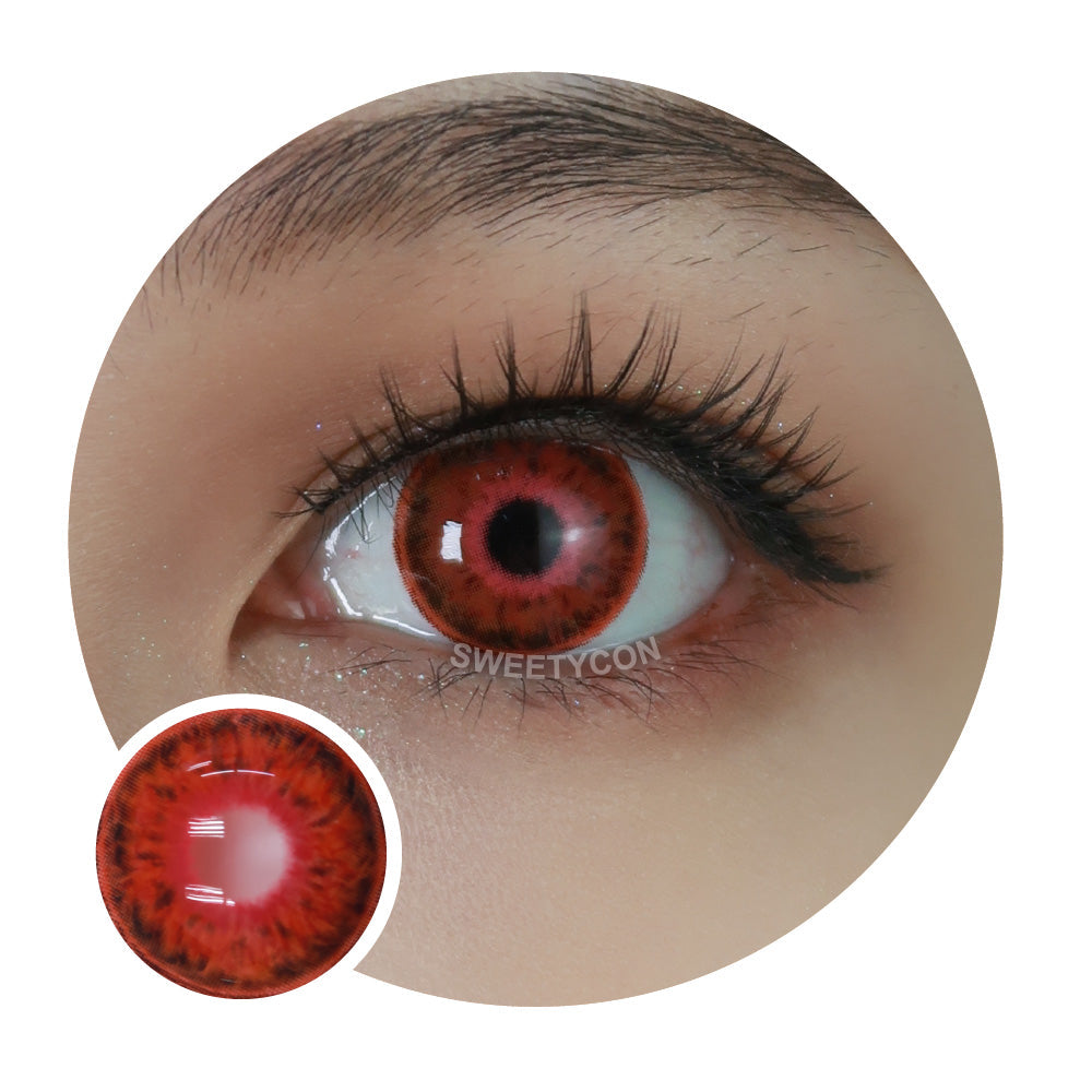 Sweety Crazy Scarlet Witch Red (1 lens/pack)-Crazy Contacts-UNIQSO