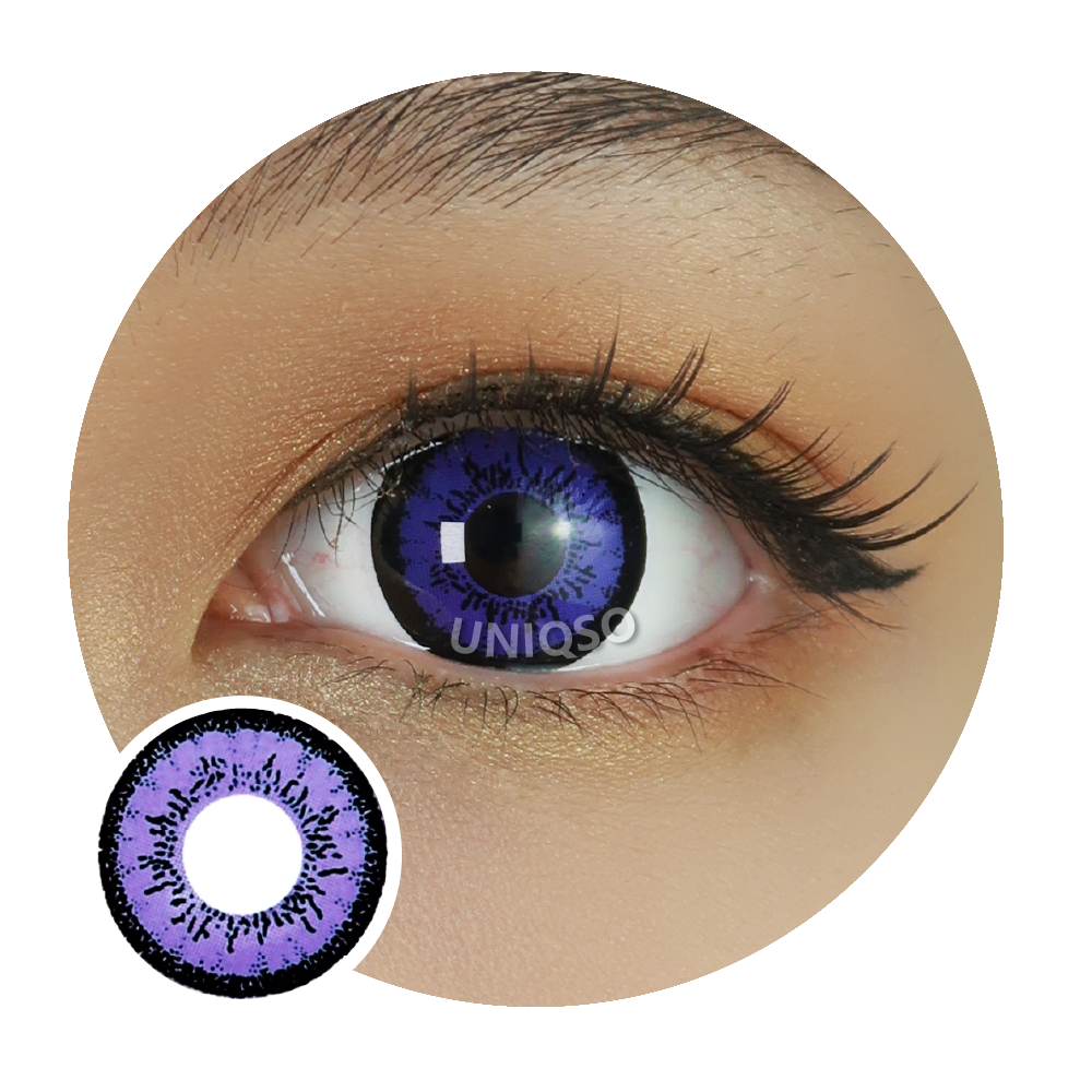 Kazzue Dollyeye Violet (1 lens/pack)-Colored Contacts-UNIQSO