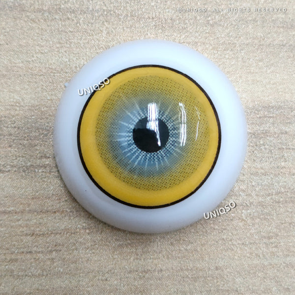 Kazzue Intense Pop Yellow (1 lens/pack)-Colored Contacts-UNIQSO