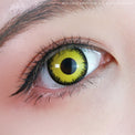 Sweety Crazy Mystic Yellow (1 lens/pack)-Colored Contacts-UNIQSO