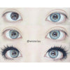 Barbie Puffy 3 Tones Grey (1 lens/pack)-Colored Contacts-UNIQSO