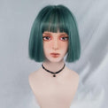 Bob LoLita Wig Dark Green-Lolita Wig-UNIQSO Canada