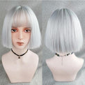 Bob LoLita Wig Silver-Lolita Wig-UNIQSO Canada