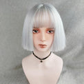 Bob LoLita Wig Silver-Lolita Wig-UNIQSO Canada