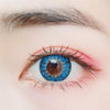 Sweety Chrysanthemum Blue (1 lens/pack)-Colored Contacts-UNIQSO