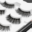Sexy Sheep Mixed Designs Faux Mink Magnetic Eyelashes Kit Set (3 Pairs)-Magnetic Eyelash-UNIQSO