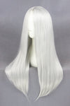 Cosplay Wig - Medium Silvery White wig-Cosplay Wig-UNIQSO