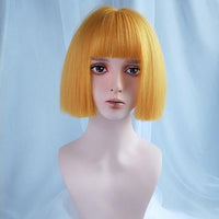 Bob LoLita Wig Lemon Yellow-Lolita Wig-UNIQSO