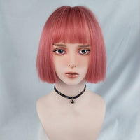 Bob LoLita Wig Melon Red-Lolita Wig-UNIQSO