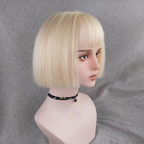 Bob LoLita Wig Beige-Lolita Wig-UNIQSO