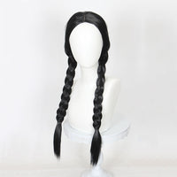 Cosplay Wig - The Addams Family Wednesday-Addams-Cosplay Wig-UNIQSO