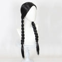 Cosplay Wig - The Addams Family Wednesday-Addams-Cosplay Wig-UNIQSO