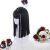 Super Straight Dark Violet Centre Braid Lolita Wig-Lolita Wig-UNIQSO