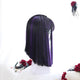 Super Straight Dark Violet Centre Braid Lolita Wig-Lolita Wig-UNIQSO